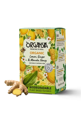 Organsia Citrom Gyömbér Maunka méz bio tea