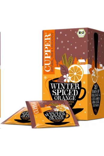 CUPPER Winter Spiced Orange-Téli Fűszeres Narancs bio tea_Limited Edition