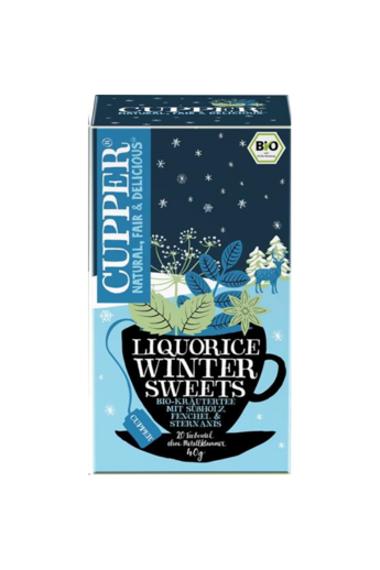 CUPPER Liquorice Winter Sweets -Téli Édes Ébredés bio tea Limited Edition