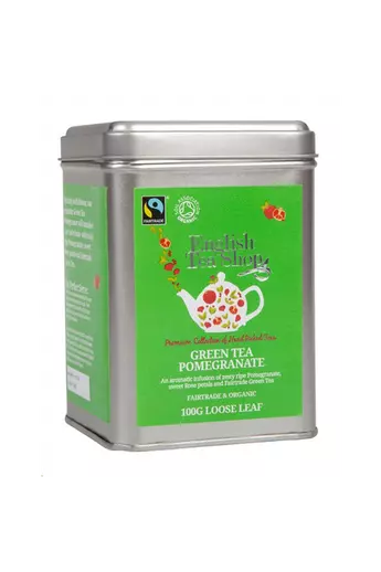 ETS 100 g Szálas Zöld bio tea Gránátalmás