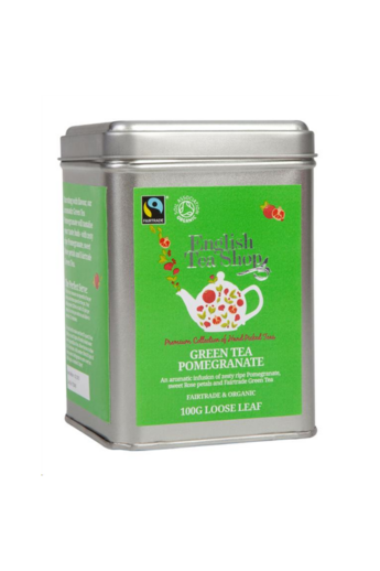 ETS 100 g Szálas Zöld bio tea Gránátalmás