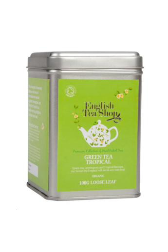 ETS 100 g Szálas Zöld bio tea Trópusi Gyümölcsös