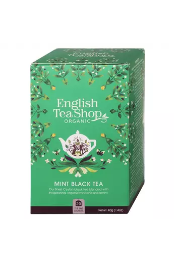 ETS 20 Fekete bio tea menta mixszel 