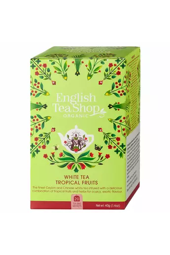 ETS 20 Trópusi gyümölcsös fehér bio tea