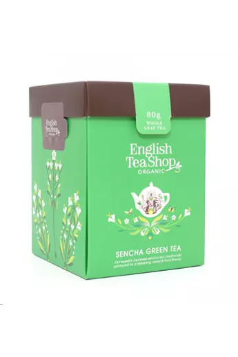 ETS 80g Japán Zöld Sencha szálas bio tea új KEDVEZMÉNYES ÁRON!