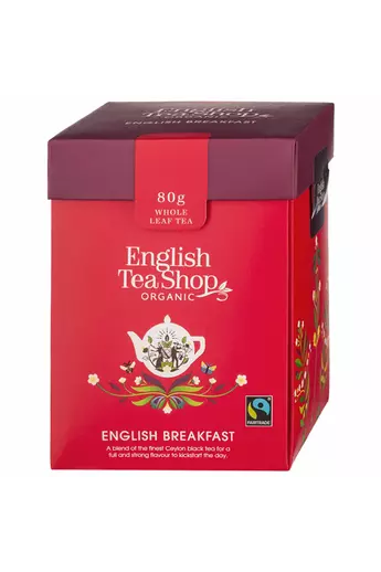 ETS 80g English Breakfast szálas bio tea KEDVEZMÉNYES ÁRON!