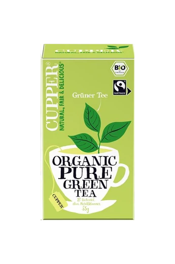 CUPPER Tiszta Zöld bio & fairtrade tea