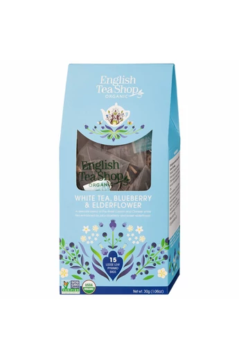 ETS 15 Fehér bio tea Áfonya &amp; Bodza -új