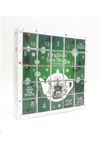 ETS 25 Adventi kalendárium zöld "puzzle" bio teaválogatás