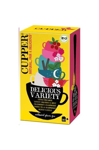 CUPPER Gyümölcsös válogatás bio tea -új