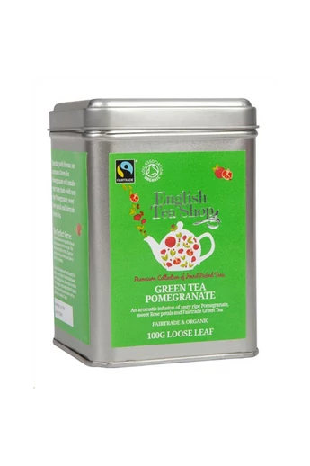 ETS 100 g Szálas Zöld bio tea Gránátalmás