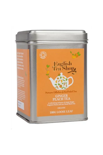 ETS 100 g Szálas Gyömbér & Barack bio tea