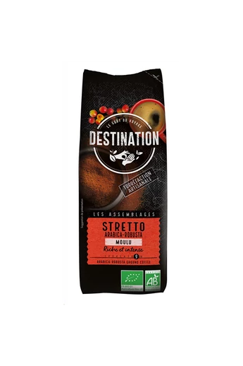Dest 250 Stretto ITALIANO Arabica/Robusta - őrölt bio kávé