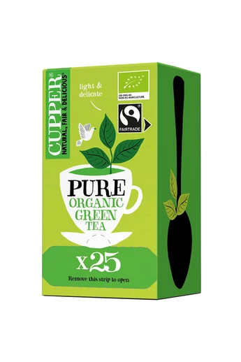 CUPPER Zöld tea bio fairtrade 25 db papírfilter