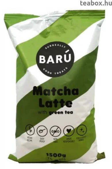 BARÚ Matcha latte italpor - refill bag 1500g