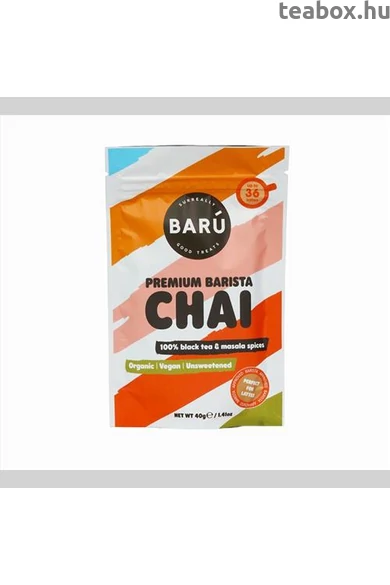 BARÚ Premium Barista Chai Bio por 40g