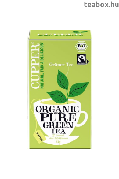 CUPPER Tiszta Zöld bio & fairtrade tea