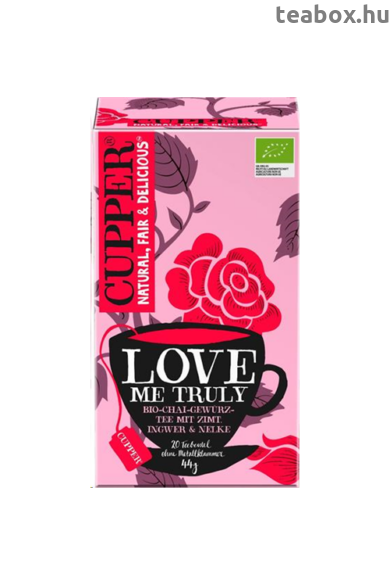 CUPPER Love Me Truly - Fűszeres Chai bio tea