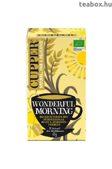 CUPPER Wounderful Morning bio tea