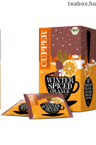 CUPPER Winter Spiced Orange-Téli Fűszeres Narancs bio tea_Xmas Limited