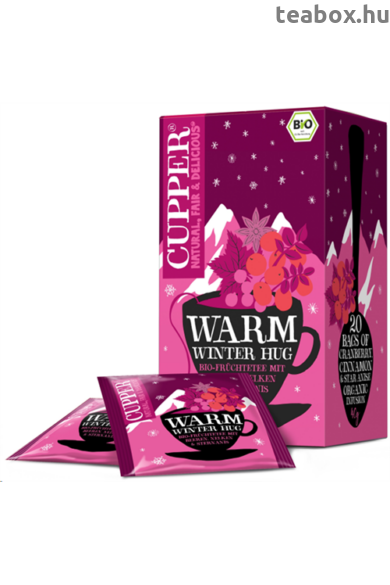 CUPPER Warm Winter Hug -Téli Ölelés  bio tea Xams Limited Edition