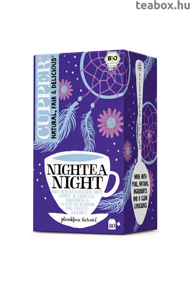 CUPPER Nightea Night bio tea -új