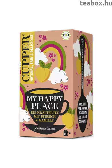 CUPPER My Happy Place bio tea -új