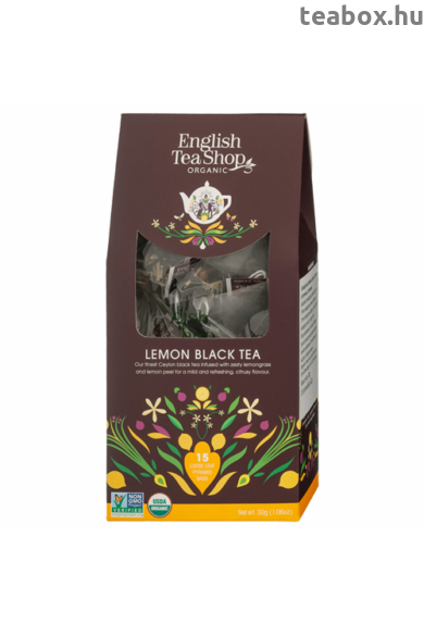 ETS 15 Citromos fekete bio tea -új