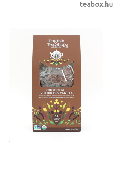 ETS 15 Csokis & Vaníliás rooibos bio tea -új