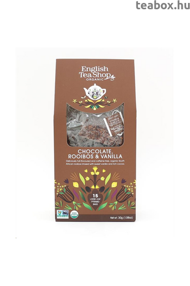 ETS 15 Csokis & Vaníliás rooibos bio tea -új