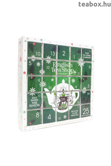 ETS 25 Adventi kalendárium zöld "puzzle" bio teaválogatás