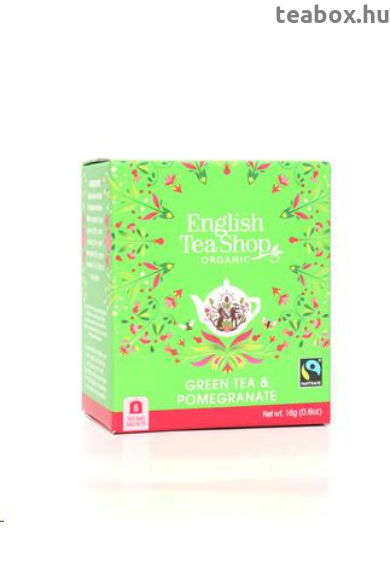 ETS 8 Zöld tea Gránátalma bio tea-új