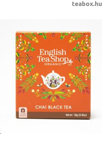 ETS 8 Fekete Chai bio tea-új