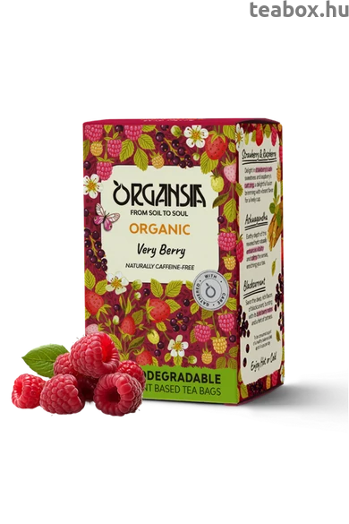 Organsia Piros Bogyósgyümölcs bio tea Ashwagandával