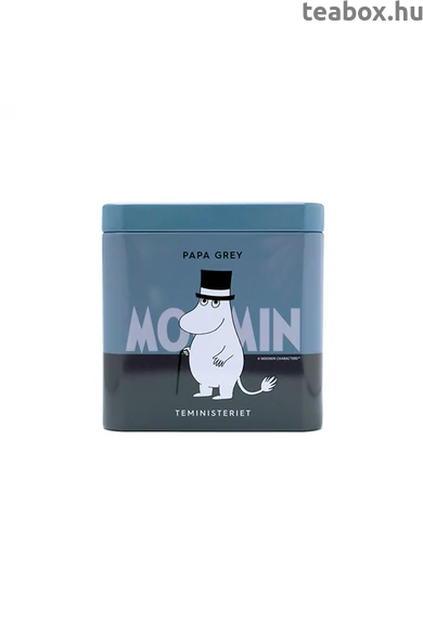 MOOMIN Papa Grey tea Fémdobozos szálas tea