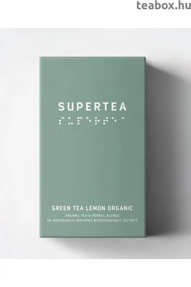 SUPERTEA Zöld tea Citrom bio tea