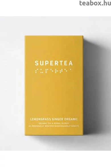 SUPERTEA Citromfű Gyömbér Citrus bio tea