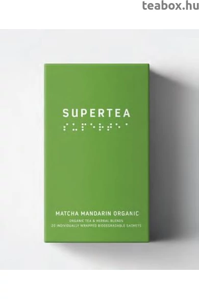 SUPERTEA Matcha Mandarin bio tea