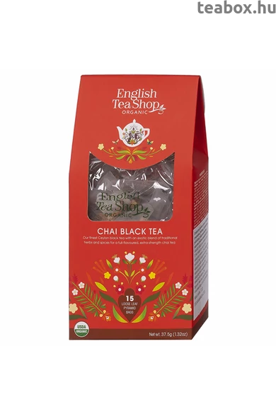 ETS 15 Fekete Chai bio tea-új