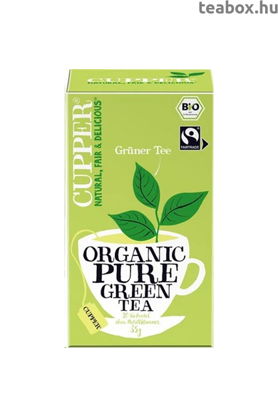 CUPPER Tiszta Zöld bio & fairtrade tea