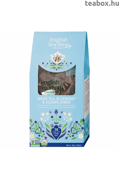 ETS 15 Fehér bio tea Áfonya & Bodza -új