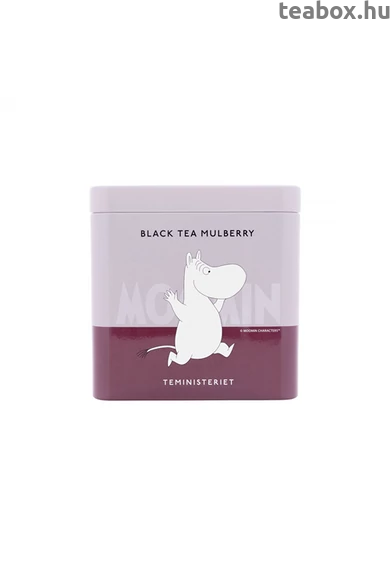 MOOMIN Fekete tea Szederrel Fémdobozos szálas tea