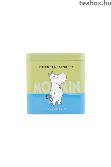 MOOMIN Zöld tea Málna Fémdobozos szálas tea