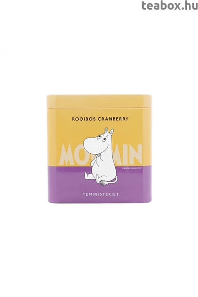 MOOMIN Rooibos Áfonya tea Fémdobozos szálas tea