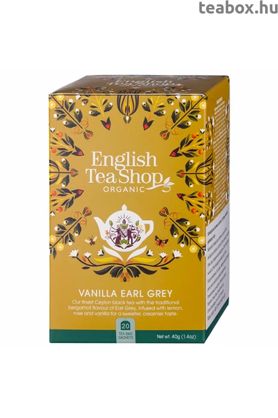 ETS 20 Vaníliás Earl Grey bio tea 