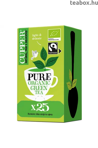 CUPPER Zöld tea bio fairtrade 25 db papírfilter